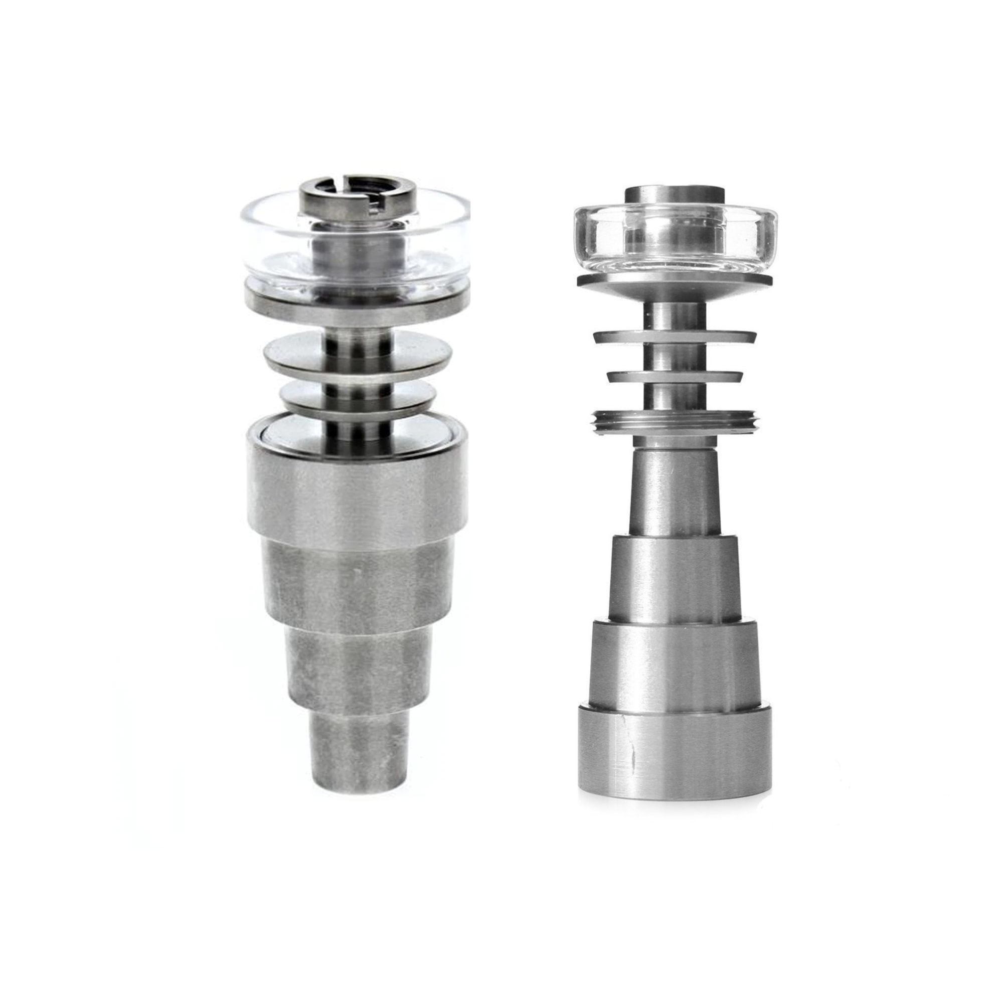 6-In-1 Hybrid Domeless Titanium/Quartz Nail