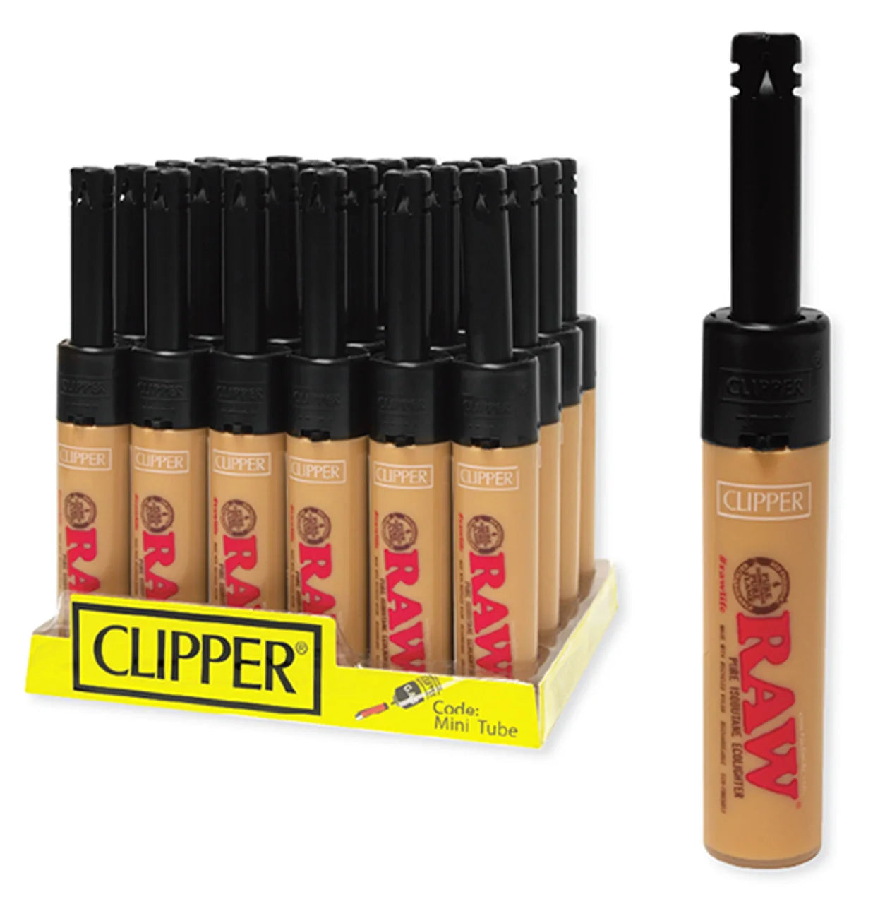 RAW Mini Tube Clipper Lighter