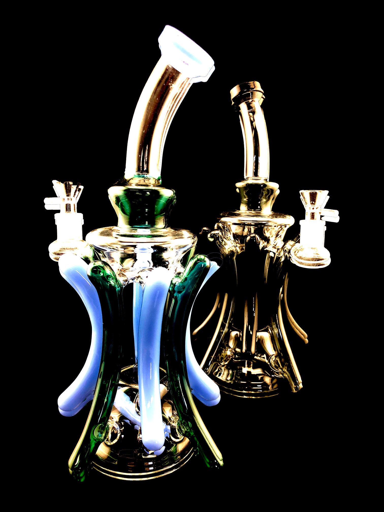 12" Eight Pillar Inline Recycle Water Pipe