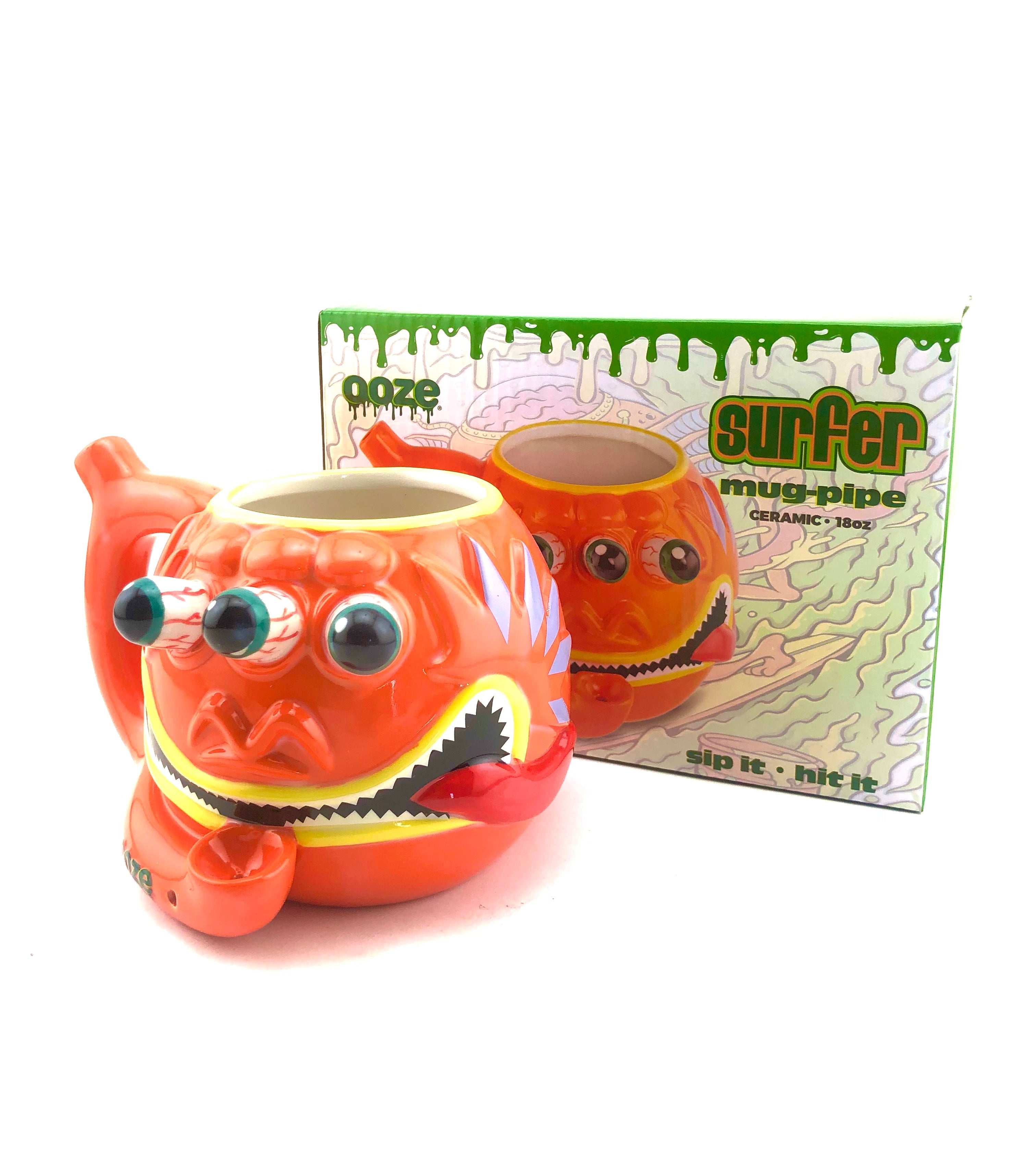 Ooze Surfer Ceramic Mug Pipe