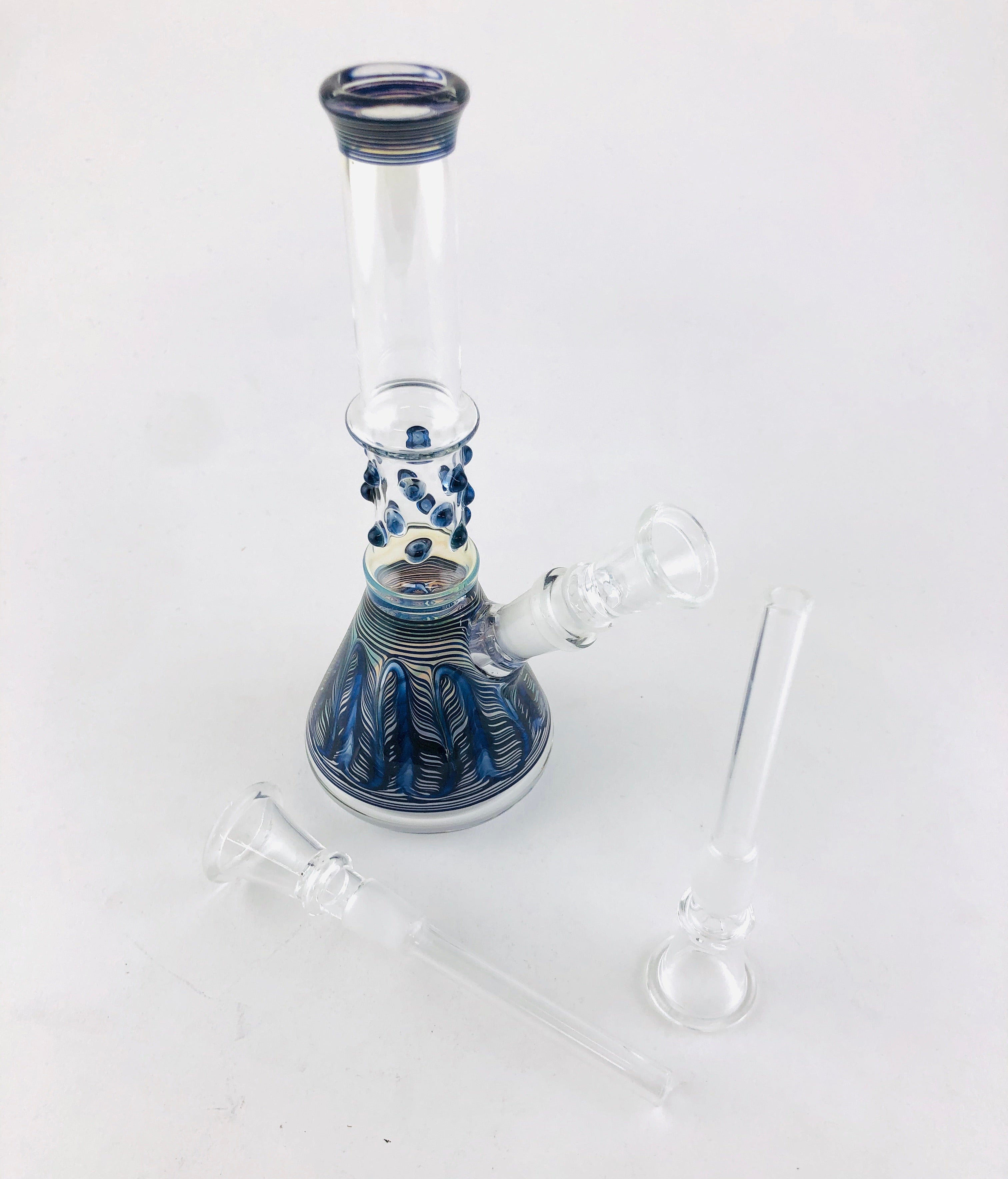 3" 14mm Male Downstem With Attached Bowl