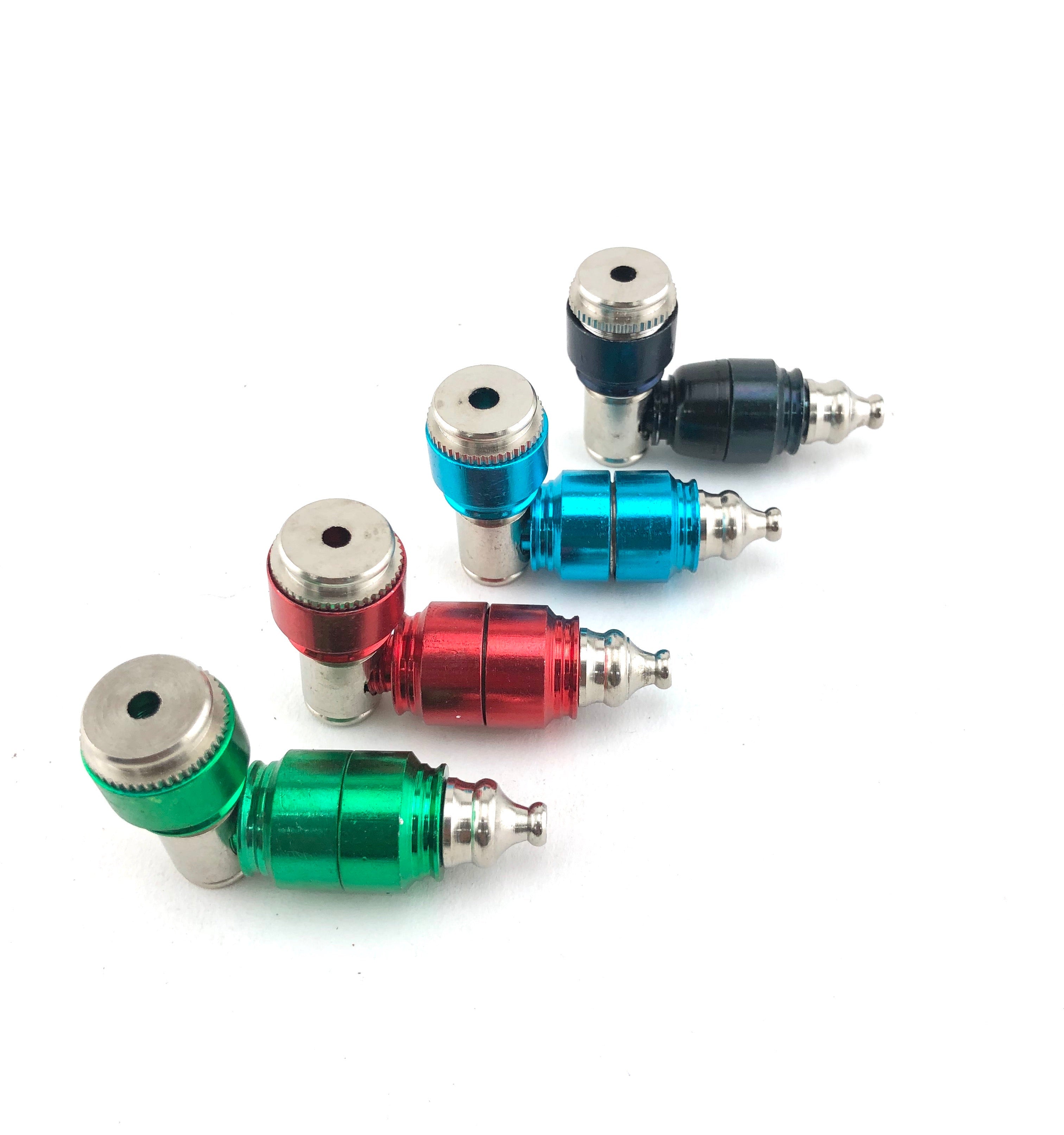 2" Mini Color Metal Pipes (4 Pack)