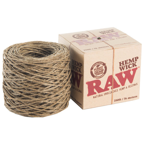 RAW Hemp Wick Ball - 250ft / 76 Meters