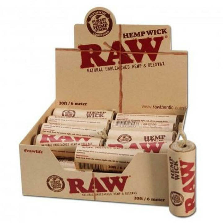 RAW Hemp Wick - 20ft / 6 Meter