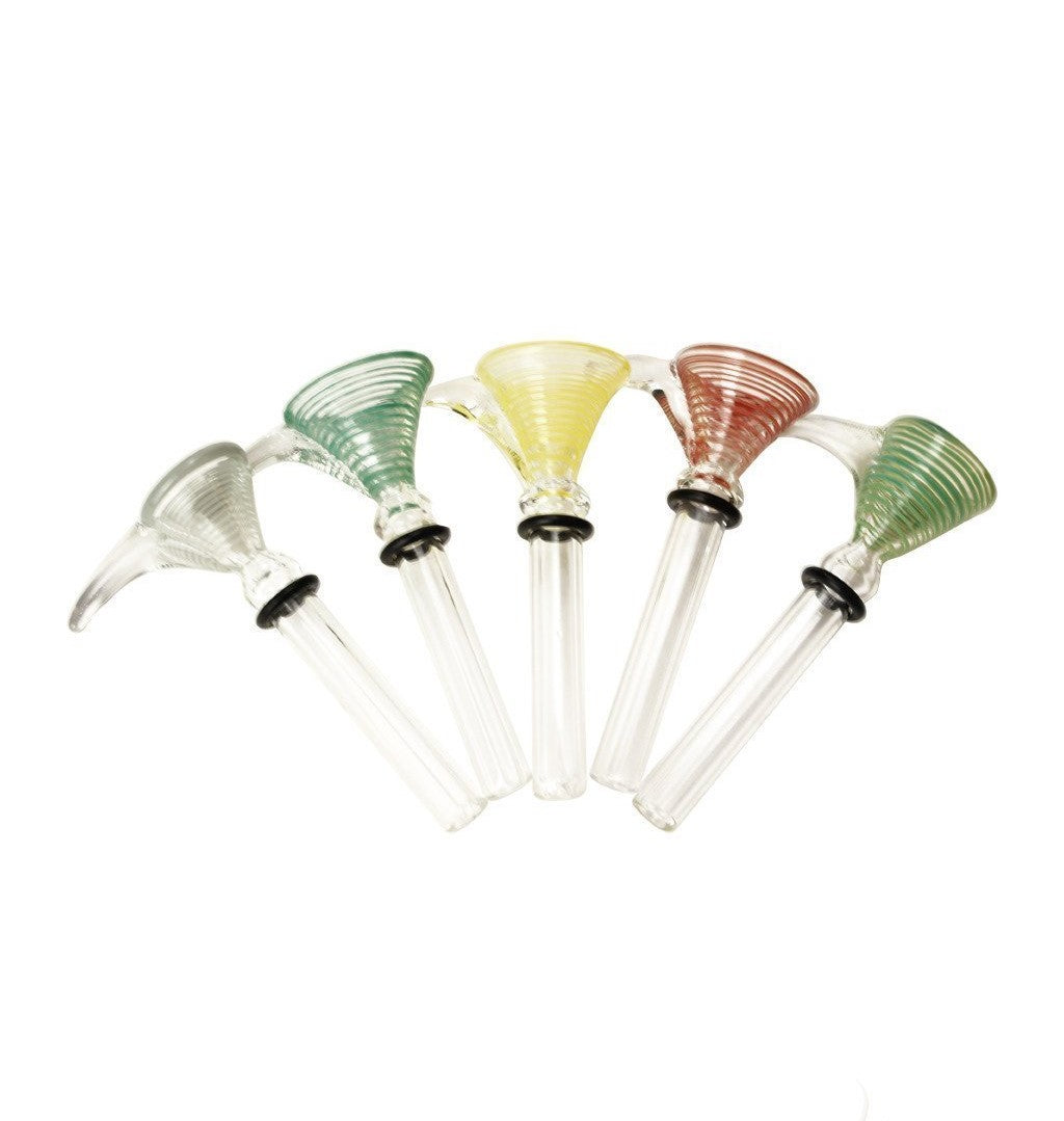 3.5" Color Male Stem Bowl With Rubber O Ring